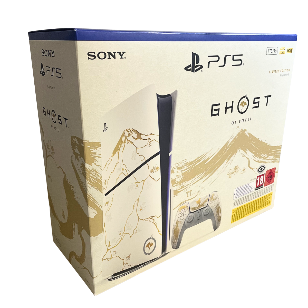 Sony Playstation 5 Slim Standard Ghost of Yotei Gold - Sealed