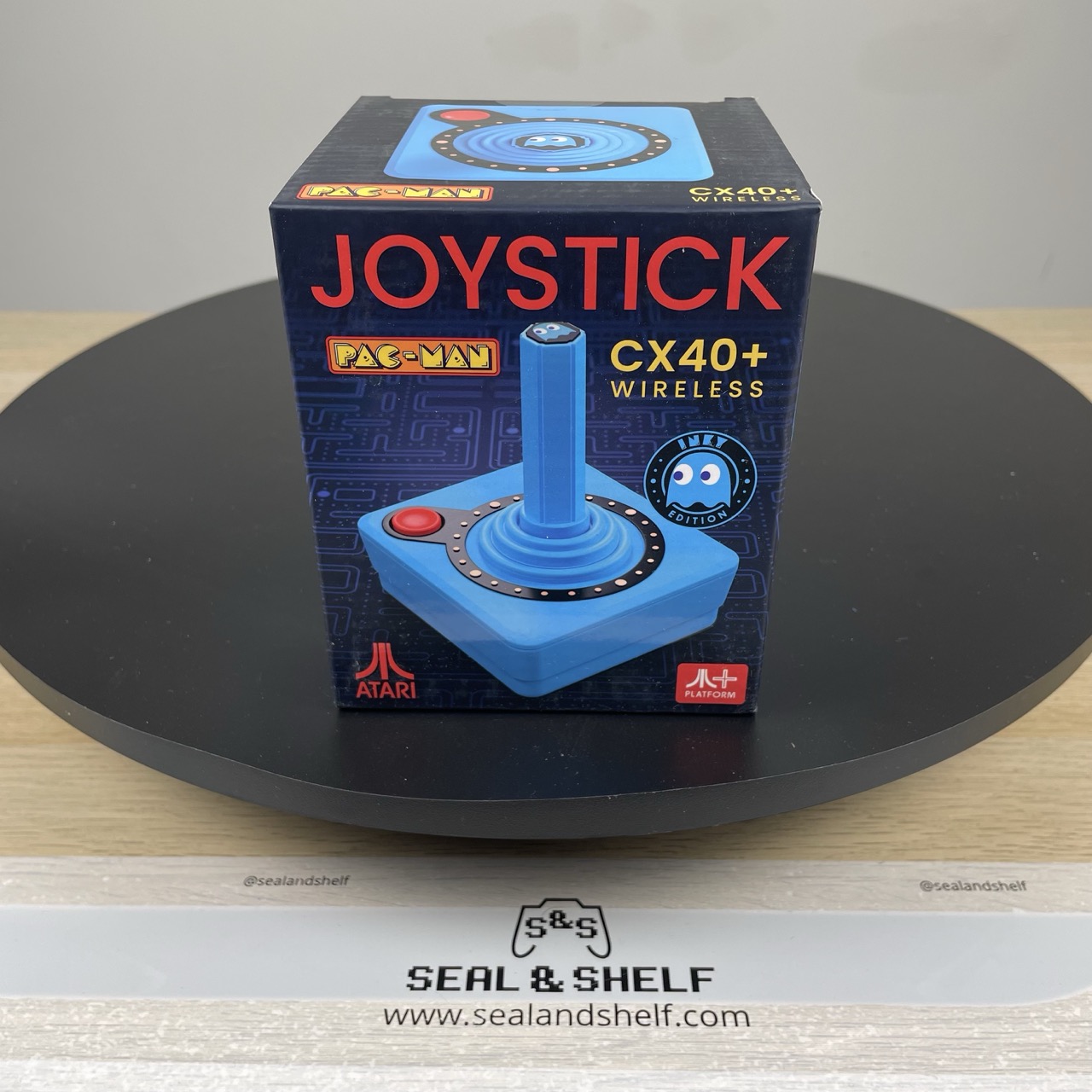 Atari CX40+ Wireless Joystick – Pac-Man Edition - Blue