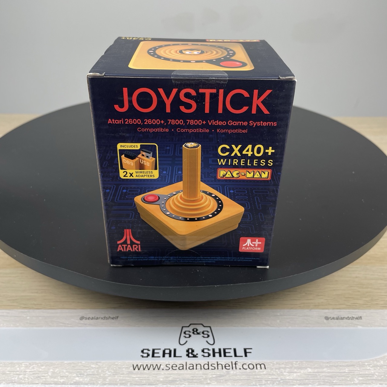 Atari CX40+ Wireless Joystick – Pac-Man Edition - Orange